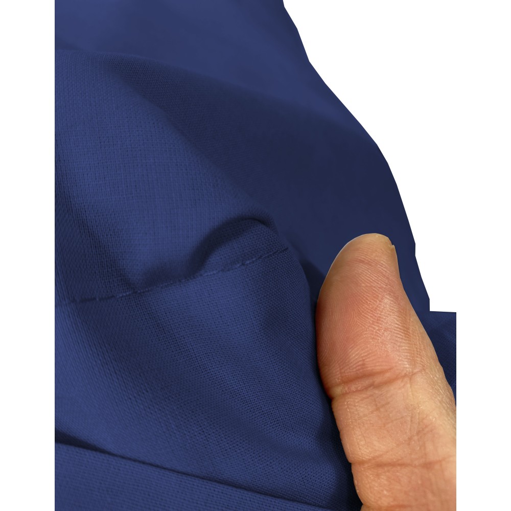 PAIR of pillowcase for STRONG PILLOW in DARK BLUE color cm. 52X82
