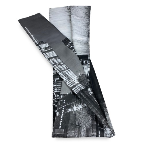 RIDEAU NEW YORK avec pont par BROOKLYN 160x300 cm.160x300 emballé MADE in ITALY lin mélange