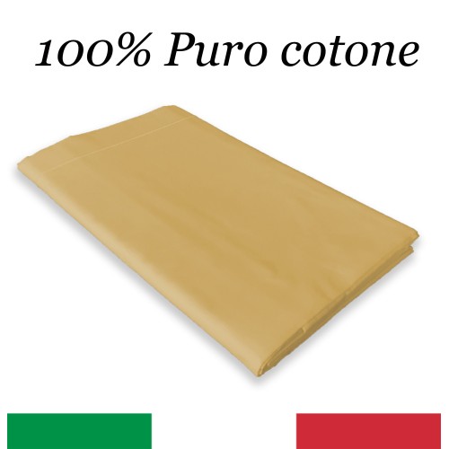 TOP SHEET CORDONETTO STRONG Ocker made in Italy