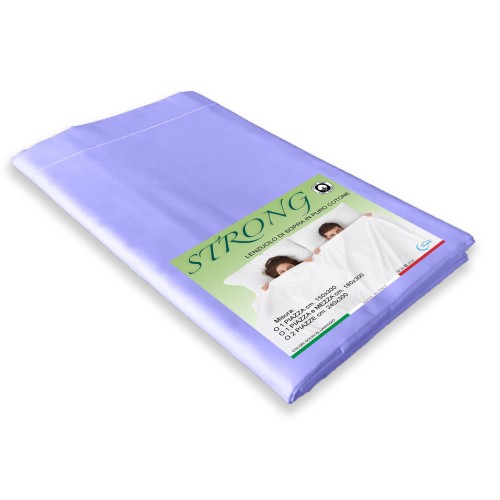 TOP SHEET CORDONETTO STRONG lila made in Italy