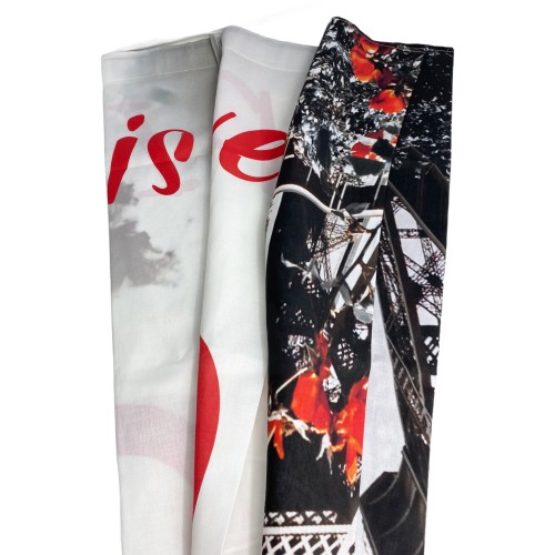 TENTE I LOVE PARIS cm.160x300 emballé Made in ITALY lin mélange