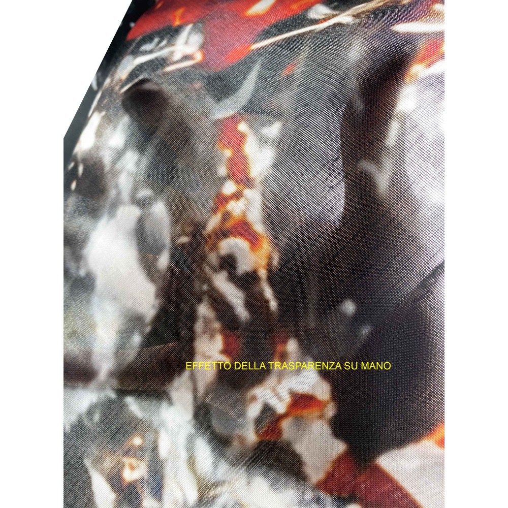 I LOVE PARIS VORHANG cm.160X300 made MADE in ITALY Leinenmischung