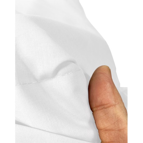 PAAR Kissenbezug für STRONG einfarbig WEISSER Kissenbezug cm. 52X82 hergestellt in Italien