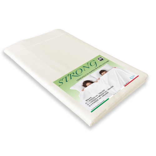 TOP SHEET CORDONETTO STRONG creme made in Italy