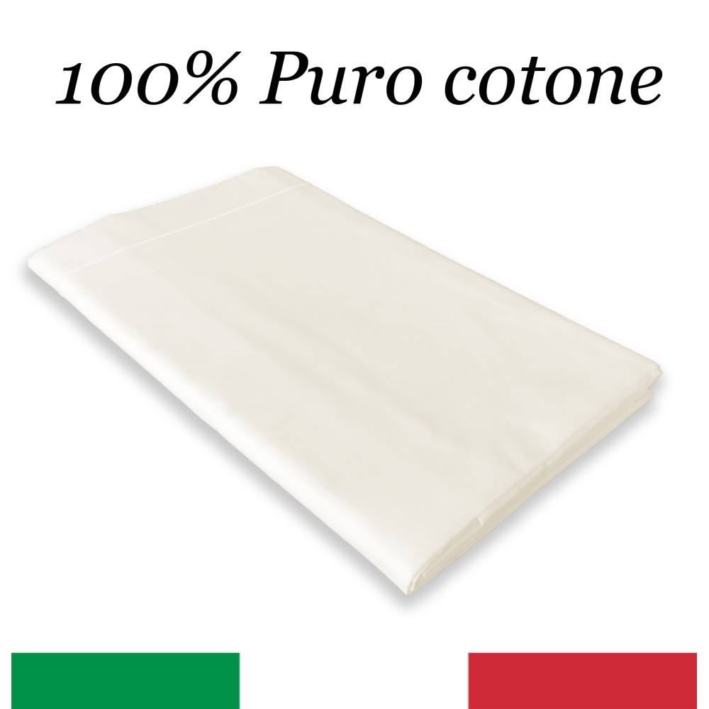 TOP SHEET CORDONETTO STRONG creme made in Italy