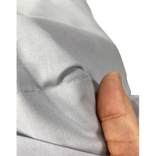 SHEET SET STRONG SHEETS solid color GRAY pure COTTON Made in Italy