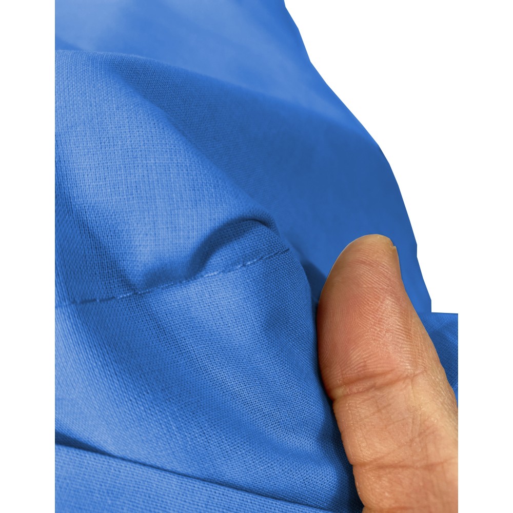 COMPLETO lenzuolo STRONG LENZUOLA tinta unita BLUETTE puro COTONE Made in Italy