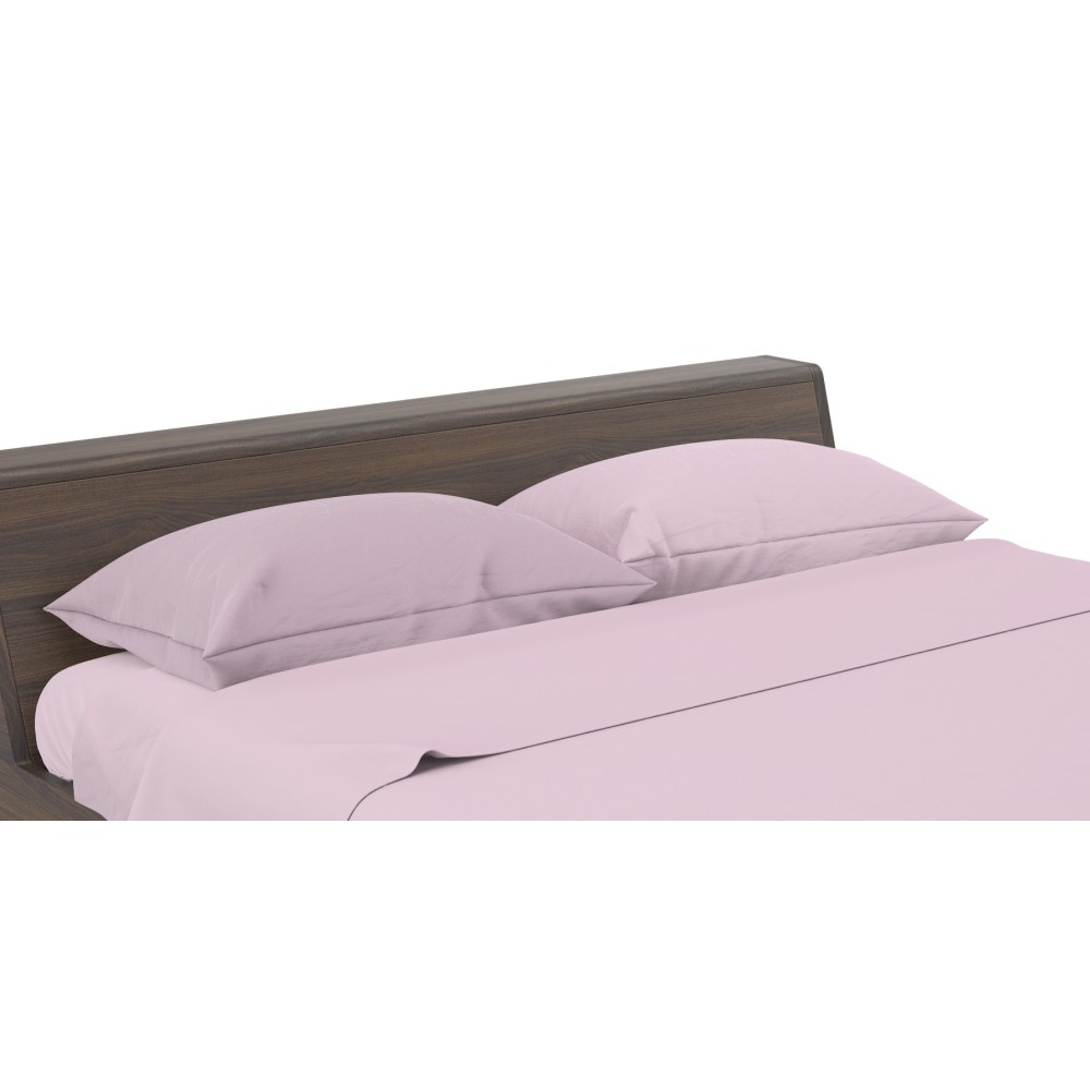 LAKEN-SET STARKE LAKEN einfarbig ROSA reine BAUMWOLLE Made in Italy