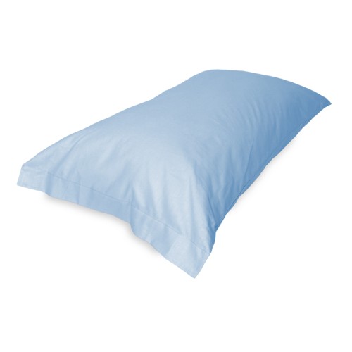 STRONG SHEETS Bettwäsche-Set einfarbig HELLBLAU reine BAUMWOLLE Made in Italy