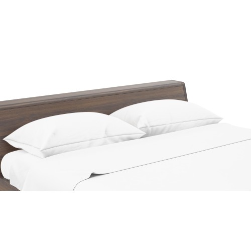 Juego de sábanas STRONG SHEETS color liso BLANCO puro ALGODÓN Made in Italy