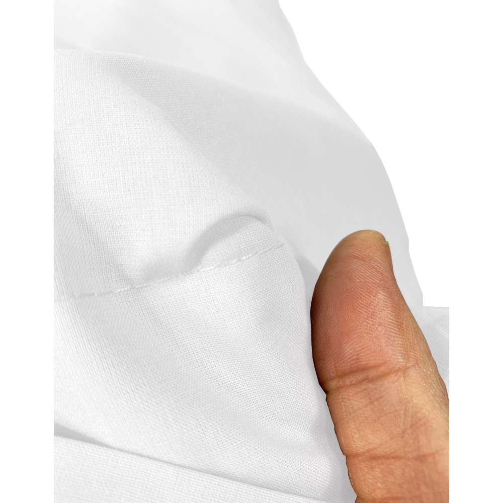 Juego de sábanas STRONG SHEETS color liso BLANCO puro ALGODÓN Made in Italy