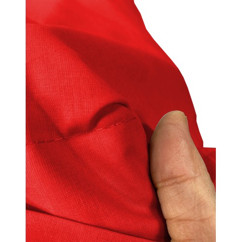 STRONG SHEETS sheet SET solid color RED pure COTTON Made in Italy