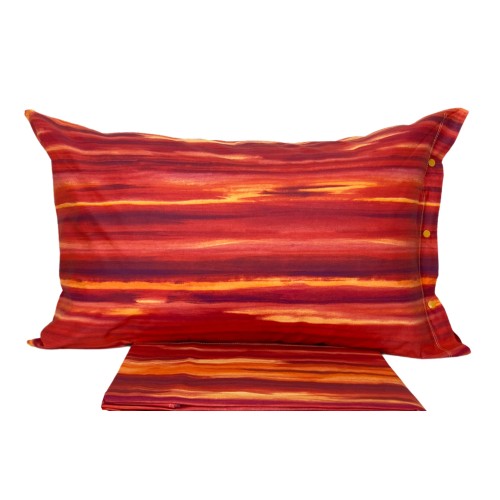 MODERN RIO ARANCIO Bettbezug aus reiner Baumwolle