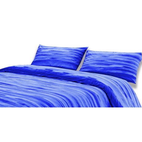 couette couverture bleu design moderne