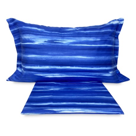 couette couverture bleu design moderne