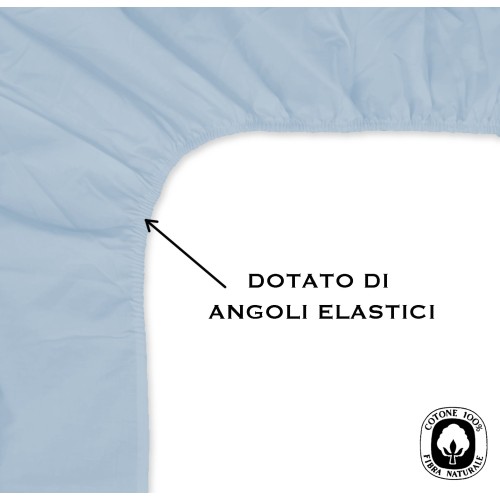 BLECH mit ECKEN STARK einfarbig BLAU made in Italy