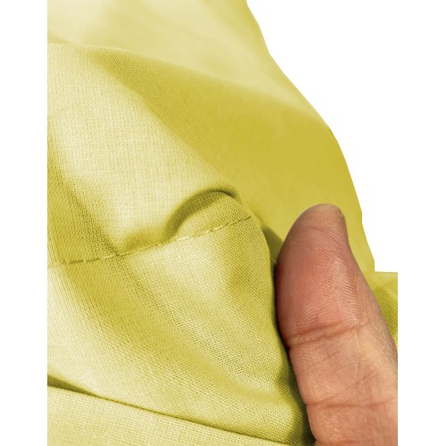 SHEET with CORNERS STRONG solid color YELLOW made in Italy