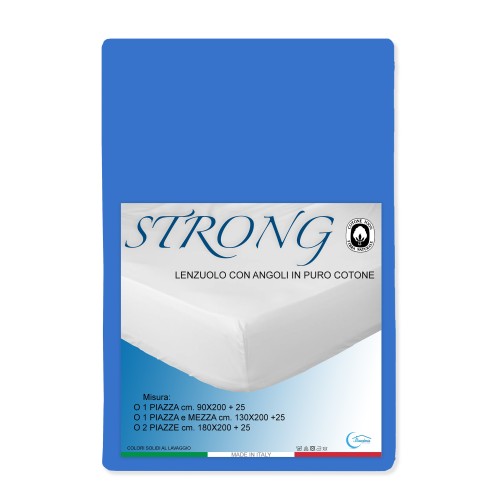 DRAP HOUSSE AVEC COINS JOLI BLEU ROYAL