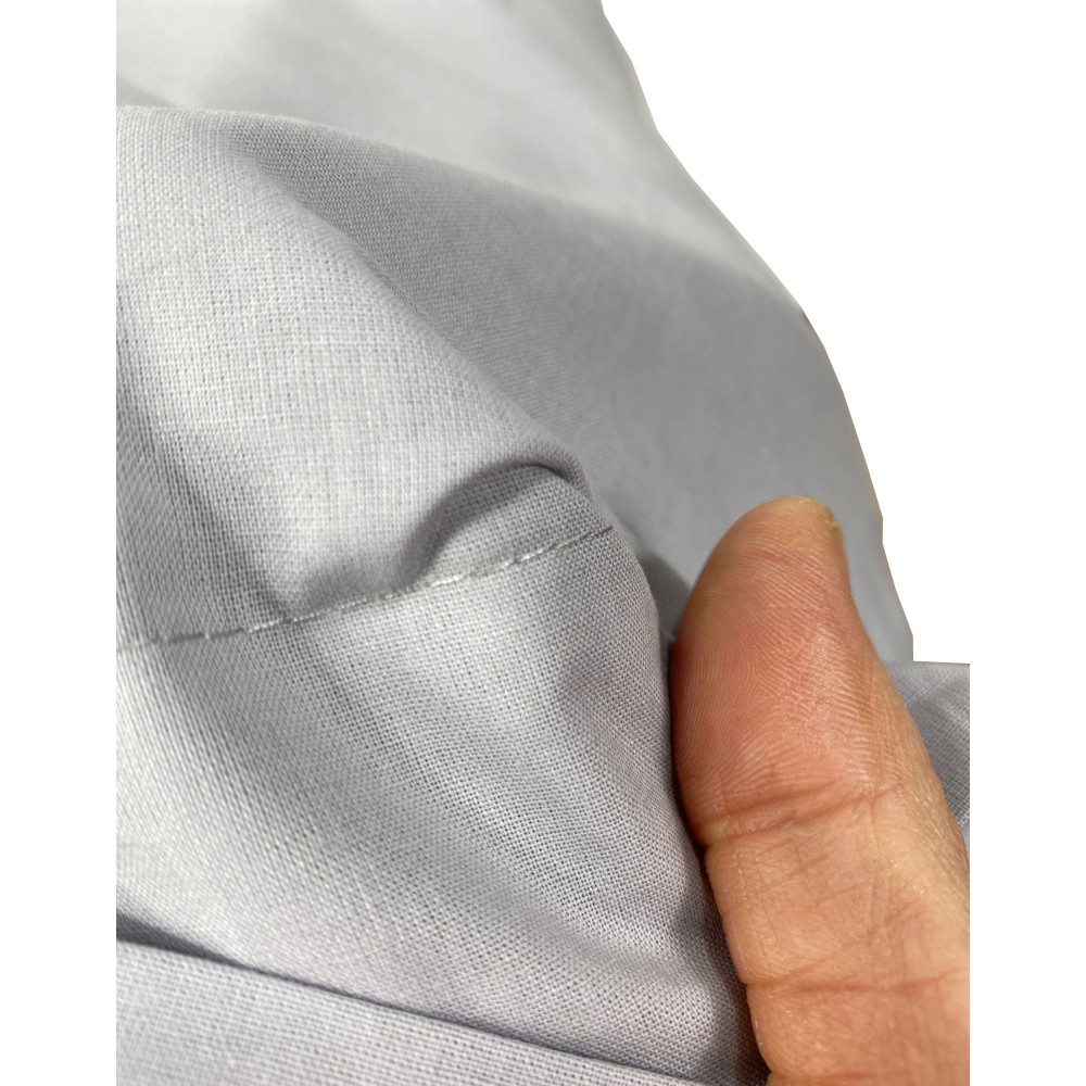 DRAP HOUSSE AVEC COINS JOLI GRIS