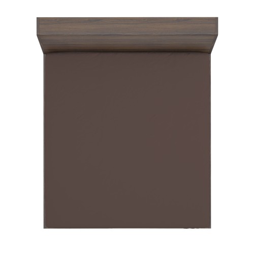 FITTED SHEET STRONG solid color BROWN made in Italy