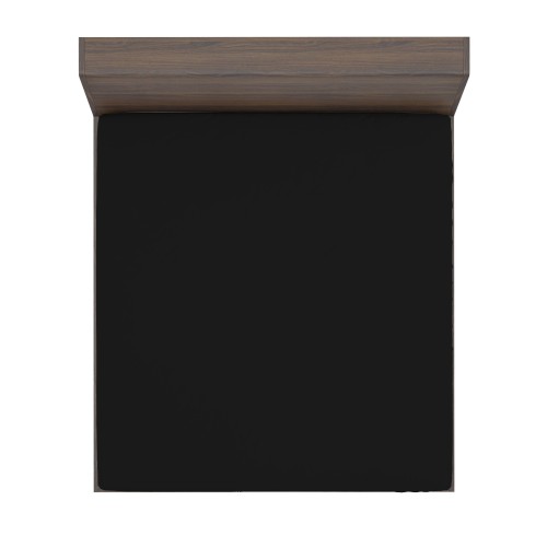 BLECH mit ECKEN STARK einfarbig SCHWARZ made in Italy