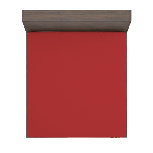 LENZUOLO con ANGOLI STRONG tinta unita BORDEAUX made in Italy