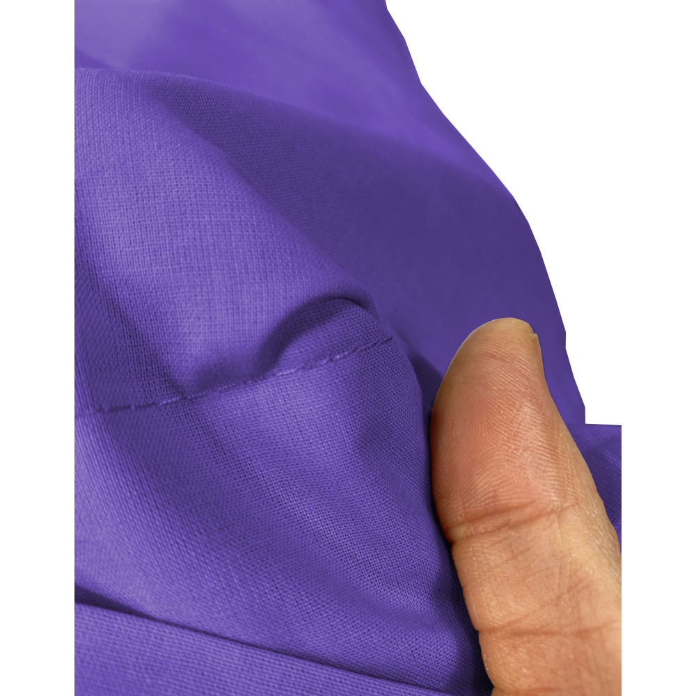 SHEET with CORNERS STRONG solid color PURPLE made in Italy