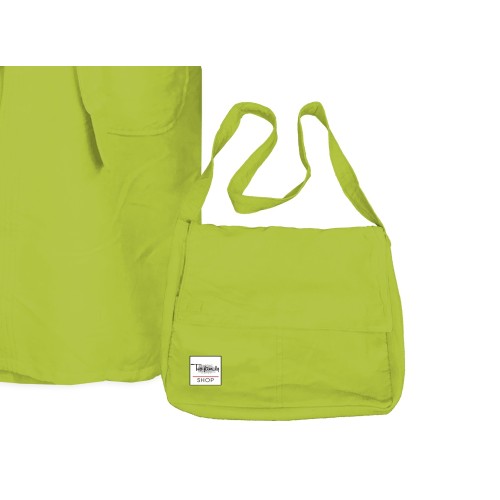 MICROFIBER PODDY TECHNICAL BATHROBE lime green