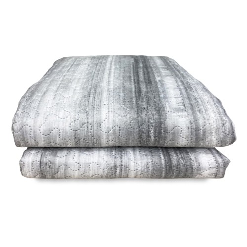 Colcha acolchada ART gris sombreado