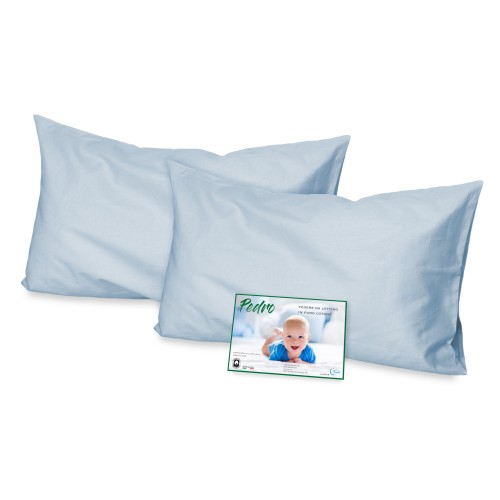 PAIR OF PEDRO PILLOWCASE for BABY COT CM. 40X60 ALL COLORS