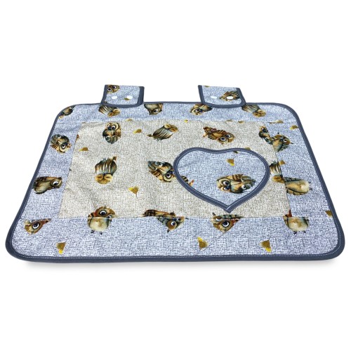 Couvre-four en tissu HIBOU BEIGE