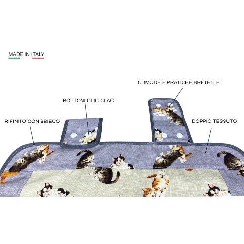 OVEN COVER OVEN COVER KITTENS BEIGE