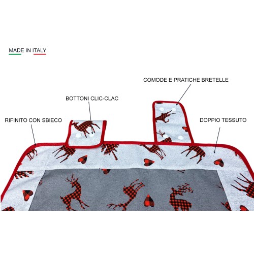 OVEN COVER CERVI oven cover dark grey