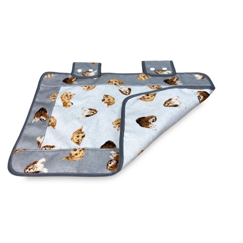 OVEN COVER OVEN COVER DOGS LIGHT GREY