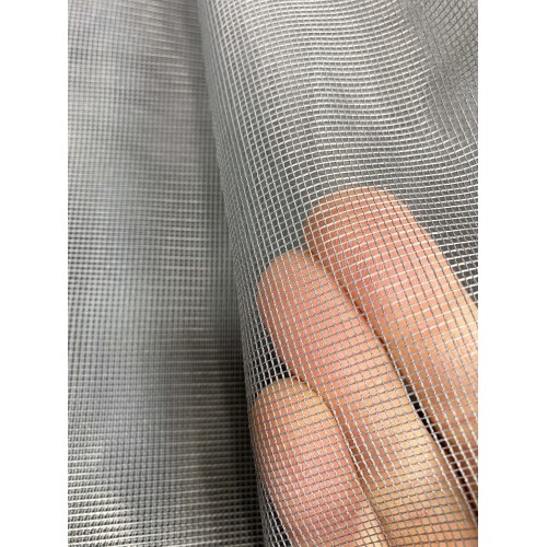 TENDA rete zanzariera MARQUISETTE da esterno piombata in 8 misure diverse unito GRIGIO