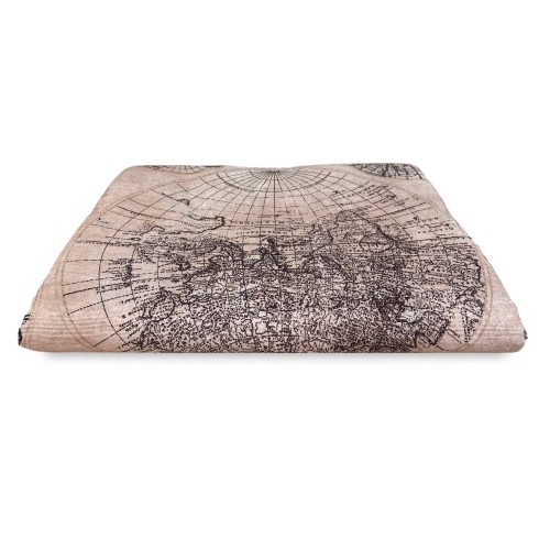 FURNISHING COVER GRAN SCARF bedspread SOFA COVER fabric LONETA MONDO BROWN