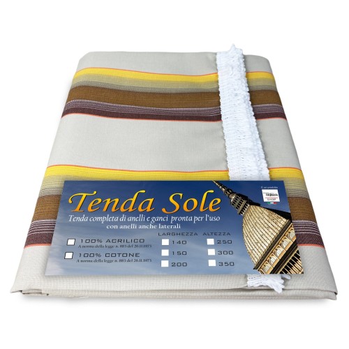 OUTDOOR AWNING GARDEN BALCONY CALIFORNIA BROWN PACKAGED