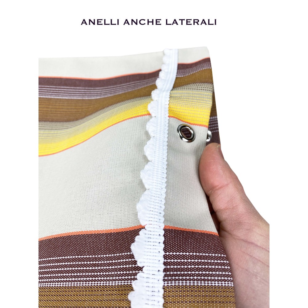 BALCON EXTÉRIEUR DE JARDIN DE RIDEAU DE SOLEIL CALIFORNIA BROWN EMBALLÉ