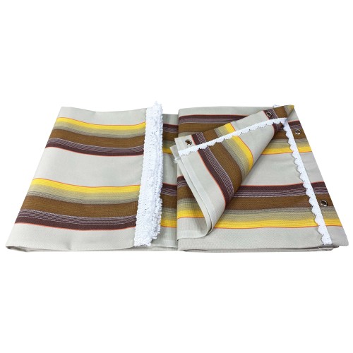 BALCON EXTÉRIEUR DE JARDIN DE RIDEAU DE SOLEIL CALIFORNIA BROWN EMBALLÉ