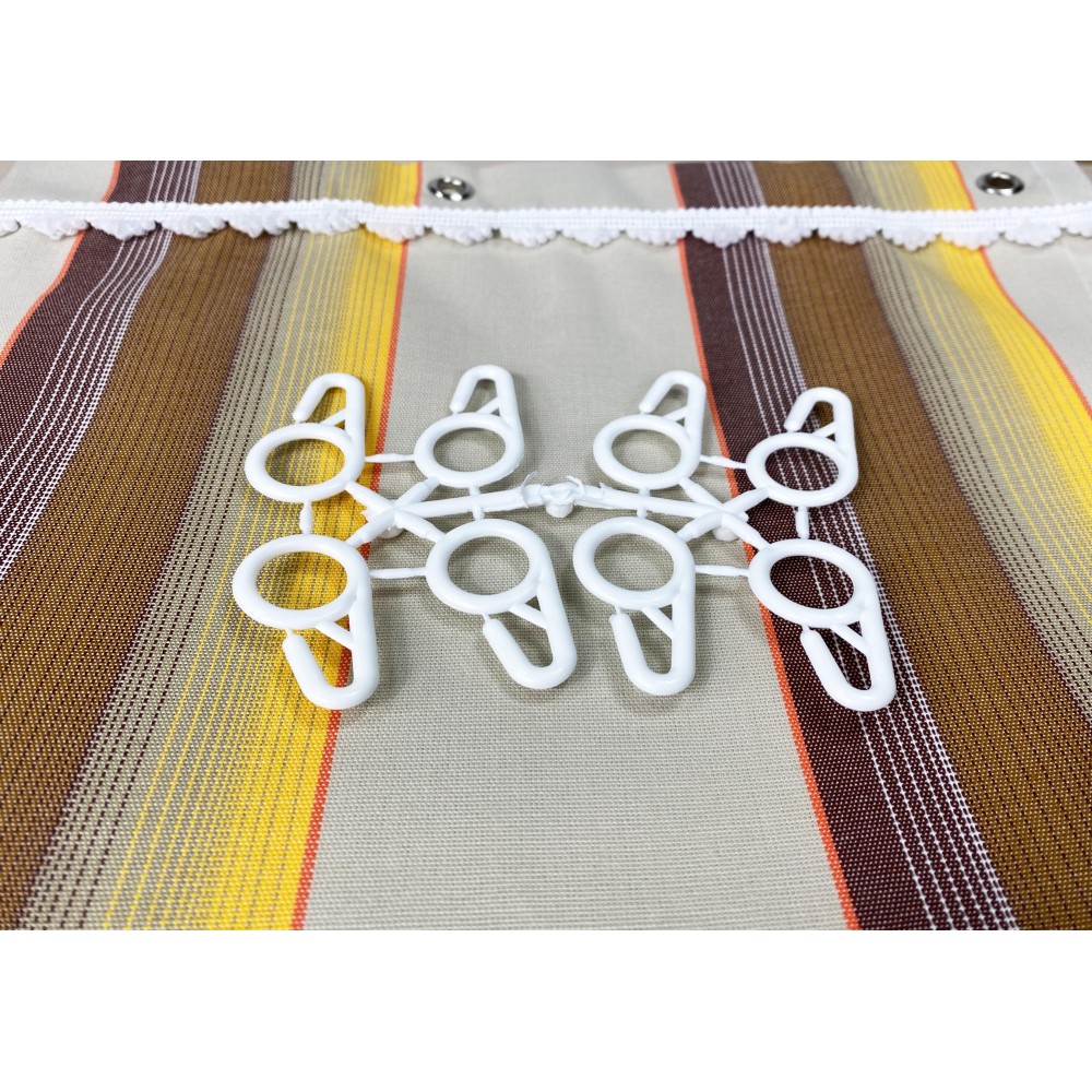 TOLDO DE EXTERIOR JARDÍN BALCÓN CALIFORNIA MARRÓN EMPAQUETADO