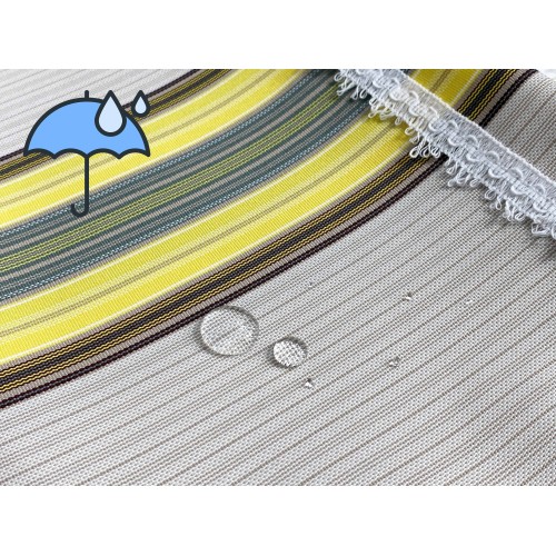 VERTIGO OUTDOOR-MARKISE GARTENBALKON RIGHINO GELB und BRAUN wasserdicht und wasserabweisend