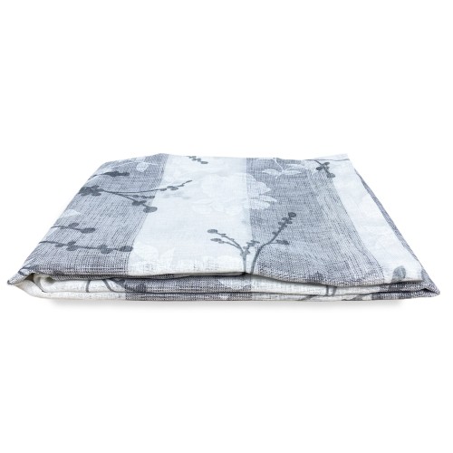 PAR DE CORTINAS BOUCLÉ con CRISTAL OLINKA GRIS con LUREX