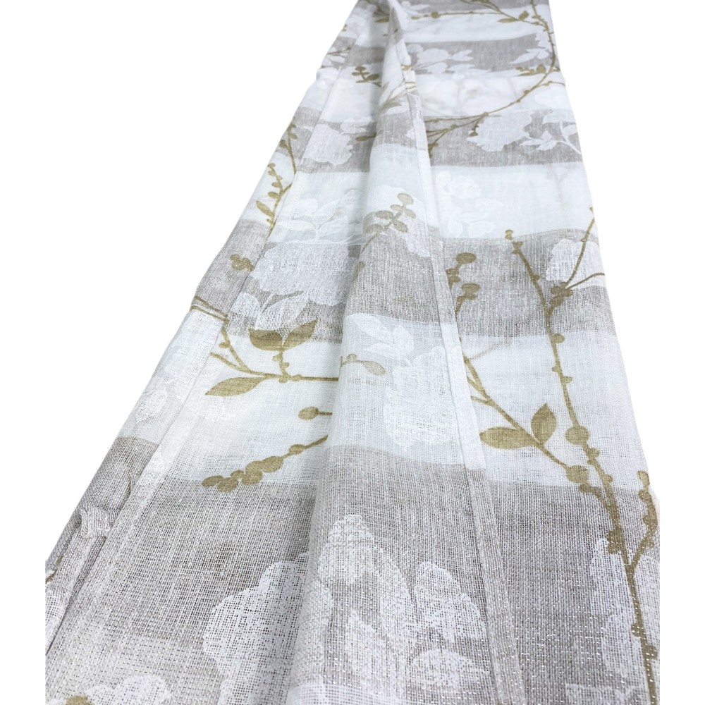 PAIRE DE BOUCLÈ GLASS OLINKA ECRU' AVEC LUREX