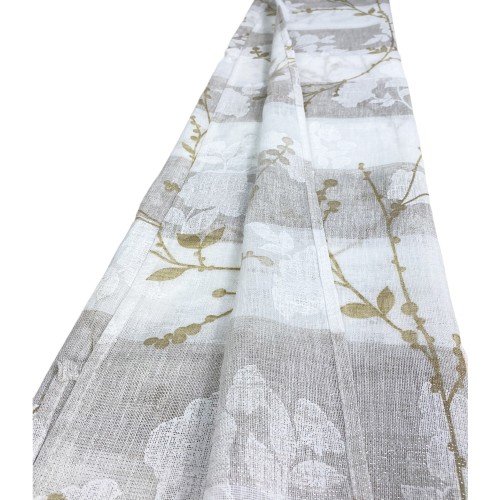 PAIRE DE BOUCLÈ GLASS OLINKA ECRU' AVEC LUREX