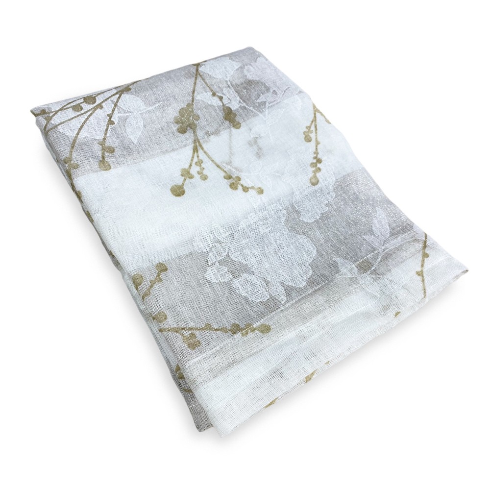 PAIRE DE BOUCLÈ GLASS OLINKA ECRU' AVEC LUREX