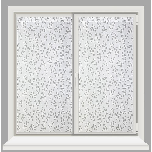 pair of GREY SPRING glass CURTAIN