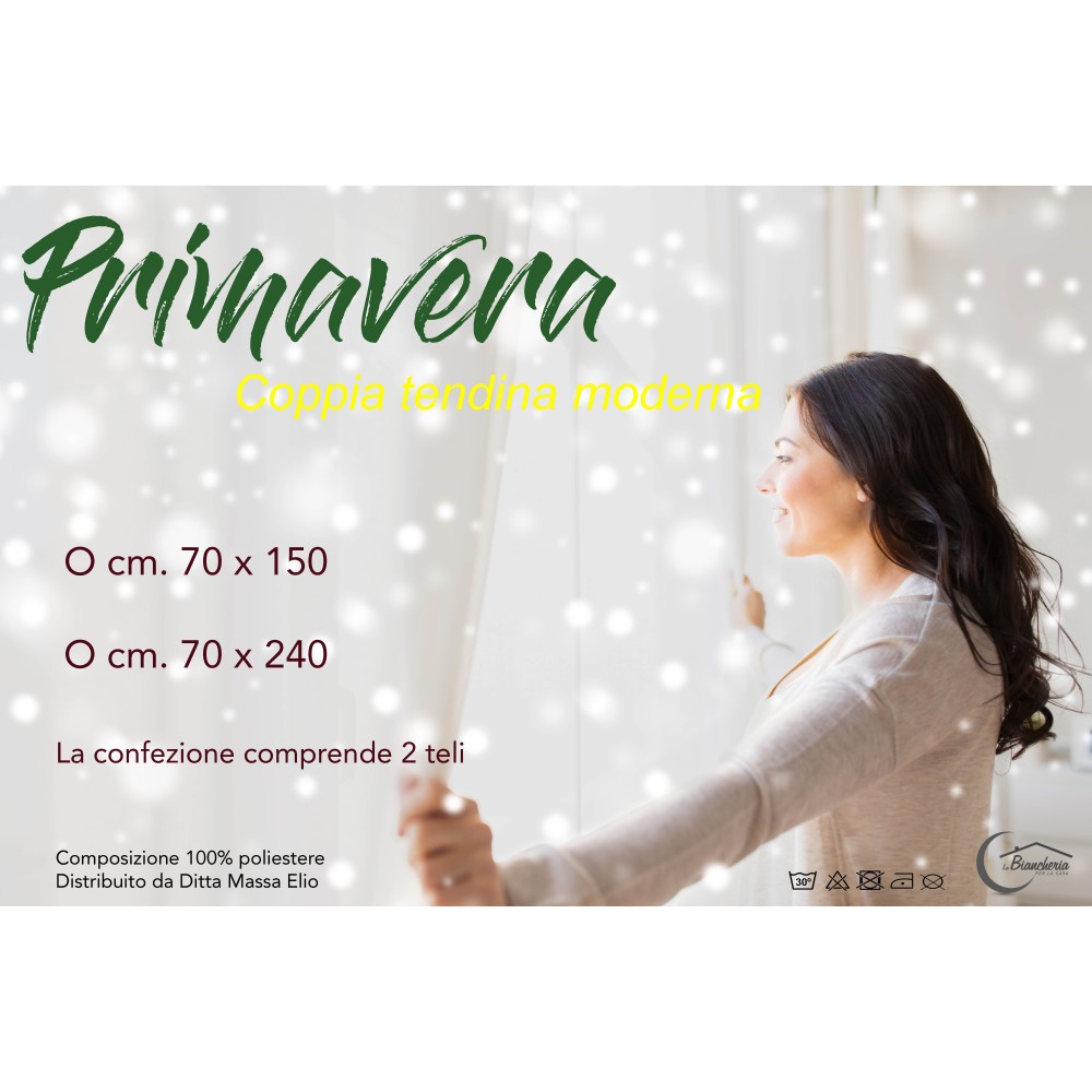 par de cortinas de cristal GREY SPRING