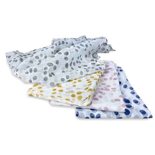 par de cortinas de cristal PRIMAVERA ROSA