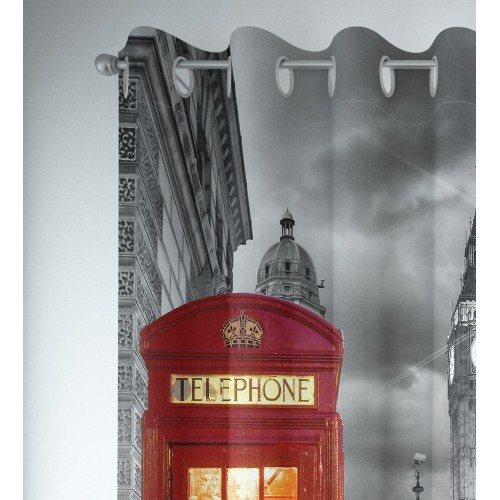 TENDA tendone TENDAGGIO CITY confezionata cm. 140x290 LONDRA Telephone Notte