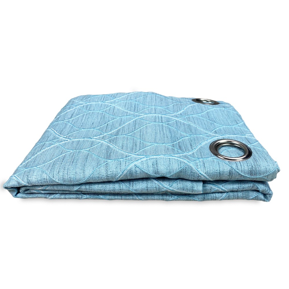 LUNEL VORHANG in Unifarbe MESSING cm. 140X280 UNDURCHSICHTIG VERPACKT